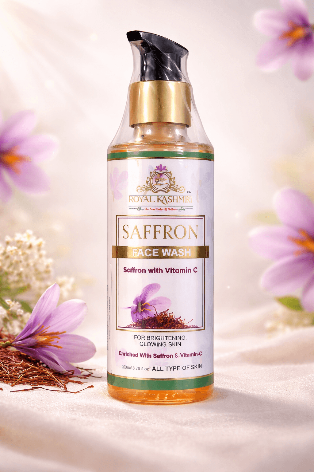 Saffron Face wash 1 Saffron Face wash