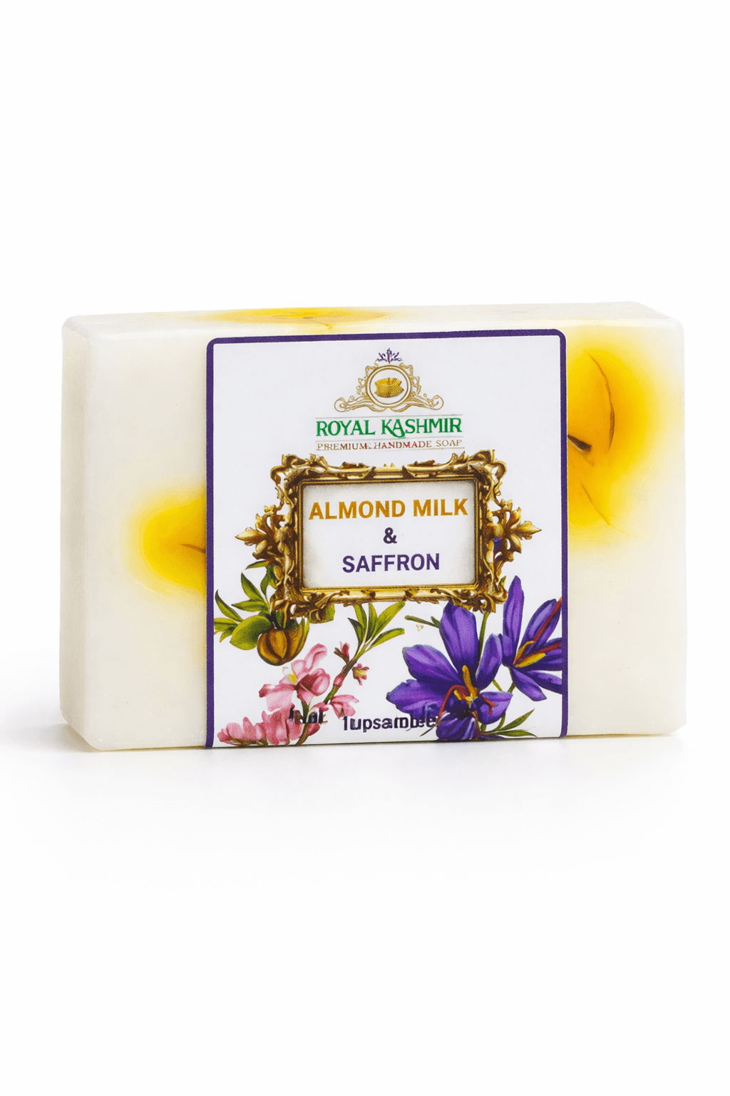 Almond Milk & Saffron Soap 1 Almond Milk & Saffron Soap