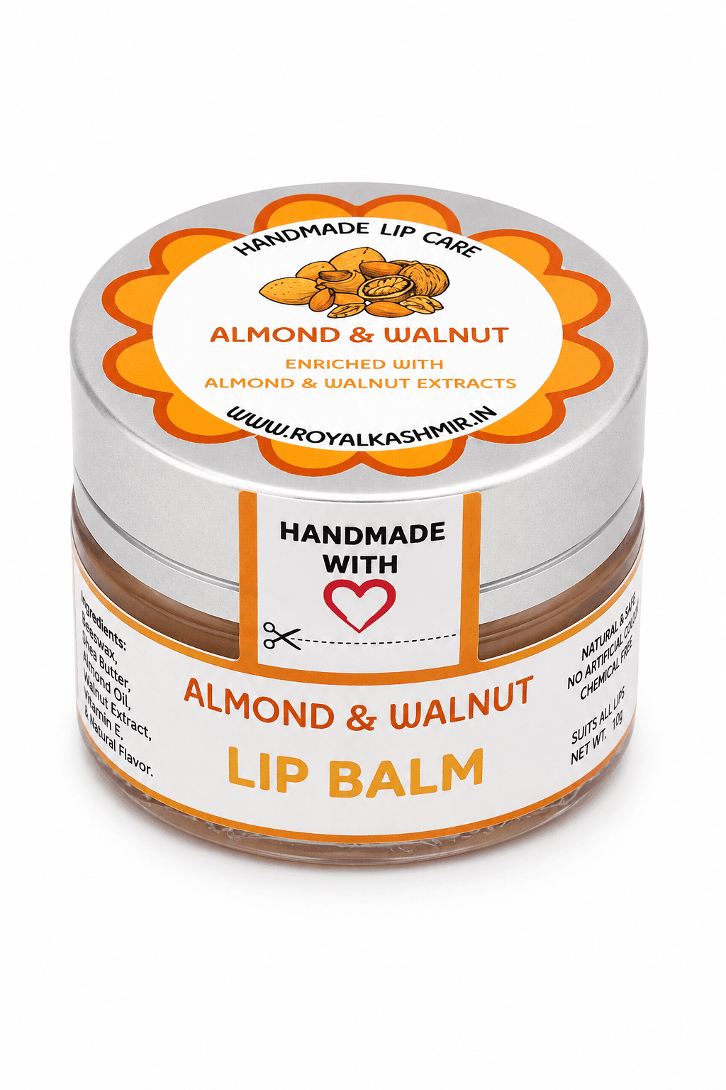 Almond & Walnut Lip Balm 1 Almond & Walnut Lip Balm